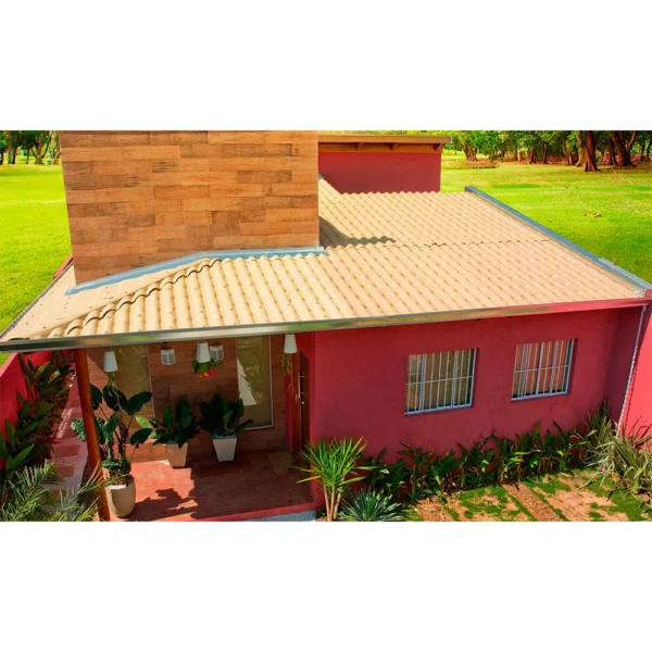 Telha de PVC Minionda Marfim 2,40m x 91cm 1,2mm - Precon - Image 2